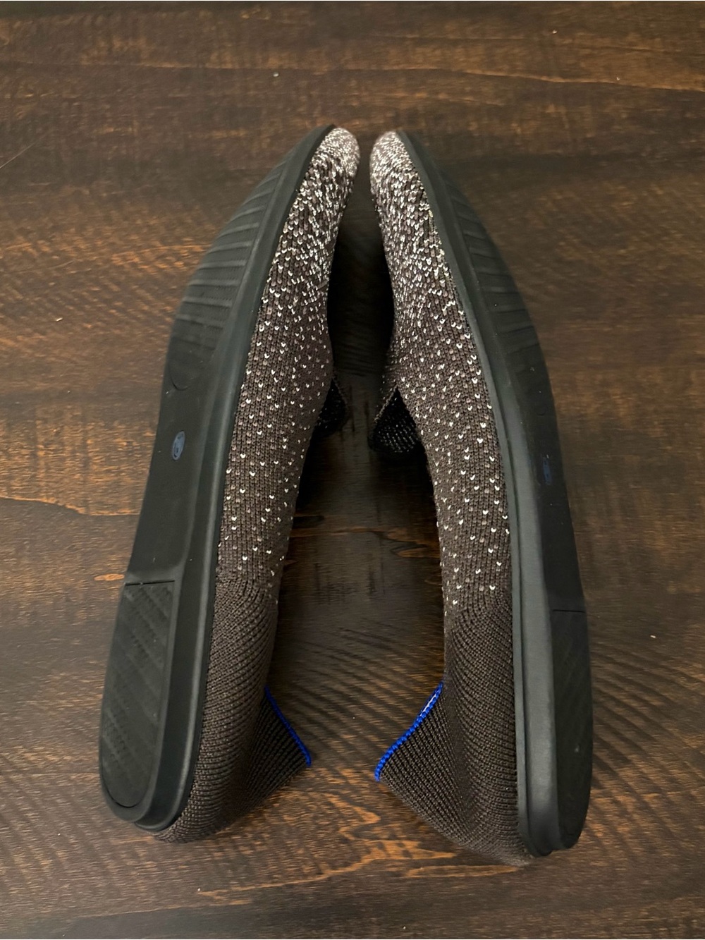 Rothy’s Twilight Metallic Ombre Loafers Chocolate - Picture 7 of 8
